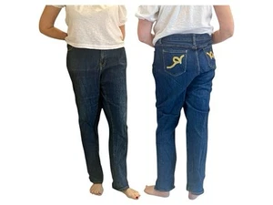 Vintage Y2K 00’s Rocawear Embroidered Boho Straight leg Jeans Uk 22 - Picture 1 of 7