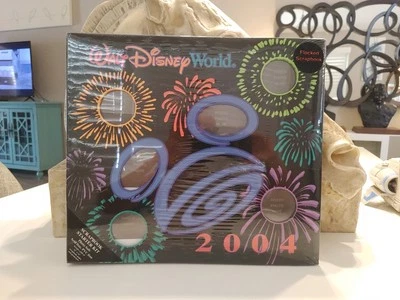Álbum de recortes sellado Walt Disney World 2004 flocado kit de inicio álbum de fotos nuevo Foto 1 de 4