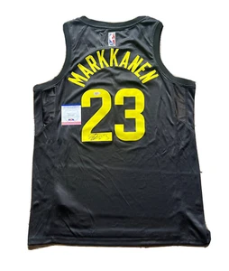 LAURI MARKKANEN signed autographed UTAH JAZZ Jersey w/ COA PSA AM56697 - Picture 1 of 4