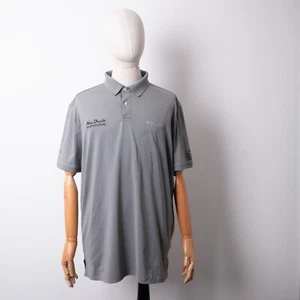 RLX Ralph Lauren Herren Grau Kragen Einfarbig Kurzarm Polo T-Shirt Gr. XL  - Bild 1 von 10