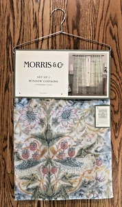 William Morris Co Strawberry Thief Fenstervorhang Paneele 37 x 84 Lichtfilter - Bild 1 von 9