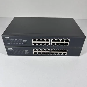 Bundle Job-lot 2X Dell PowerConnect 2216 16-Port Switch Working - Picture 1 of 12