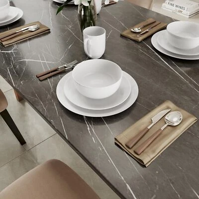 Vajilla porcelana hueso blanco 16 piezas,ligera y duradera, servicio para 4 personas Foto 1 de 4