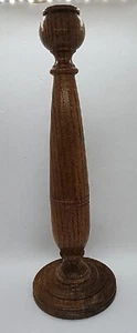Vintage Antique 12" Cornwall Wooden Taper Candlestick ELEGANT MADE IS USA - Picture 1 of 4