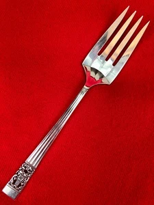 Community CORONATION Cold Meat Serving Fork 8 3/8" Silverplate Serving Flatware - Picture 1 of 3