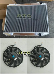 Radiator+Fan For 1998-2004 2003 Nissan Frontier Xterra Base XE SE 2.4 3.3L - Picture 1 of 9