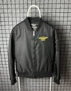 West Cost Choppers Iron Cross Biker Bomber Jacket Size L - Picture 1 of 11