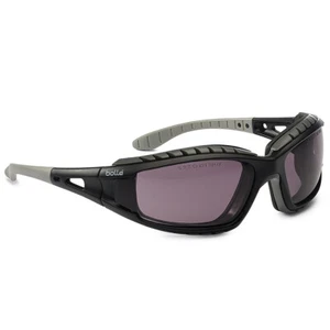 Bolle Smoked Lens Safety Glasses | Goggles TRACPSF Tracker With Platinum Coating - Picture 1 of 4