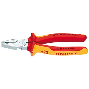 Knipex 180mm High Leverage Combination Pliers 1000V VDE Insulated 02 06 180 - Picture 1 of 2