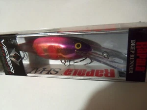 1 Rapala Deep Shad Rap Lure SR9 VIPER Custom Copper Voodoo Pink NIP - Picture 1 of 7