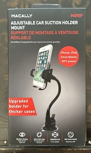 Macally MGRIP Adjustable Grip Car Suction Holder Mount for iPhone WORKS w/ CASES - Zdjęcie 1 z 4