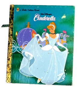 A LITTLE BOOK WALT DISNEY CINDERELLA BOOK - 1991 FIRST EDITION - Picture 1 of 3
