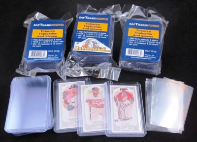 Pack de 10 Toploaders y Mangas SafTgard TOBACCO Transparente Rígido 1-15/32 X 2-11/16 Foto 1 de 2