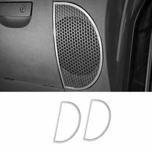 Para Jeep Wrangler JK 07-2010 Plata Aluminio Puerta Bisel Marco Cubierta Borde - Imagen 1 de 5