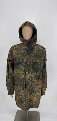 “GE” SCHARRER UNTERGRB "Schadstoffgeprüft" Army Fatigue Camo Jacket Men’s L - Image 1 of 4