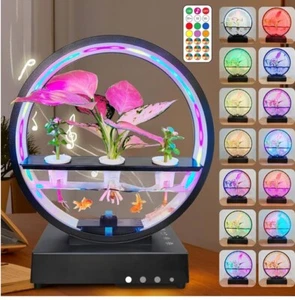 Fish Tank Lights Bluetooth Speaker - Dimmable Beside USB Table Lamp - Picture 1 of 4