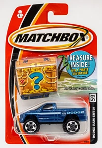 2005 Matchbox #59 Dodge Ram SRT10 BLUE | LIGHT GREY STRIPE | CHINA | FSC - Picture 1 of 1