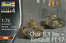 Revell - 1/76 Char B.1 bis & Renault Ft.17