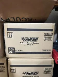 Digimon - CCG: RELEASE SPECIAL BOOSTER VER. 1.0 CASE (Sealed Case) BT01-BT03 - Picture 1 of 1