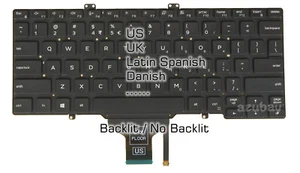 Keyboard for DELL Latitude 7400 5400 5401 (Y2019) 5410 5411, Backlit / No, New - Picture 1 of 12