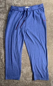 Pantaloni lounge Tommy Bahama logo pesce spada uomo blu a quadri morbidi con coulisse NUOVI L - Foto 1 di 5