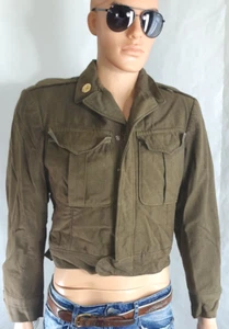 Military Wool Field 1945 dated Army Ike Jacket size 38L WWII era - Picture 1 of 13
