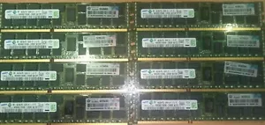 2 x Samsung M393B5170GB0-CH9 4GB 2Rx4 PC3-10600R-09-11-E2-P2 HP 500203-061 RDIMM - Picture 1 of 4