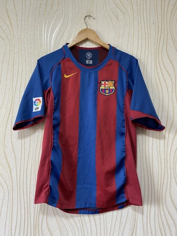 BARCELONA 2004 2005 HOME FOOTBALL SHIRT SOCCER JERSEY NIKE sz M DECO 20 Cover