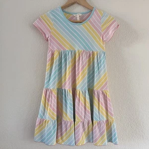 Matilda Jane Dream Chasers Twirly Rainbow Kleid Mädchen Größe 10 Kurzarm - Bild 1 von 9