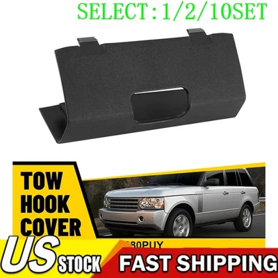 Tapa de gancho de remolque delantero para Land Rover Range Rover 06-09 DPC500280PUY negro 1~10X Foto 1 de 4