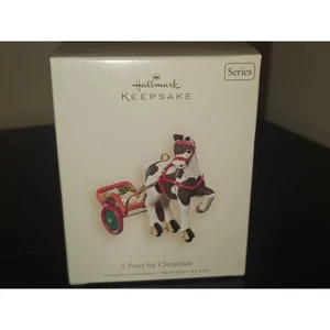 Hallmark Keepsake Holiday Ornament - A Pony for Christmas - 2007 - NIB - Picture 1 of 7