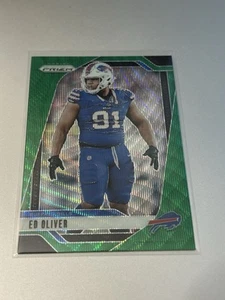 2024 Panini Prizm Green Wave Ed Oliver #32 Buffalo Bills Football - Picture 1 of 2