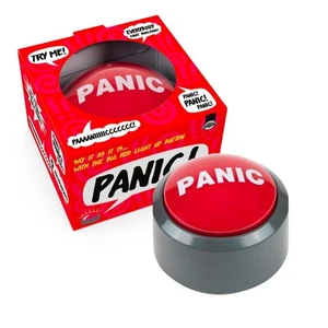 Panic Button Novelty Stress Relief Button Funny Gift Stocking Filler Joke Gag - Picture 1 of 4