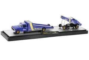 M2 MACHINES SEMA 1969 FORD F350 RAMP TRUCK & 1969 FORD MUSTANG FUNNY CAR HAULERS - Picture 1 of 2