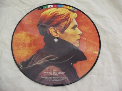 DAVID BOWIE ORIGINAL PICTURE DISC FROM THE 1980s FASHIONS SET - SOUND AND VISION - Image 1 of 4