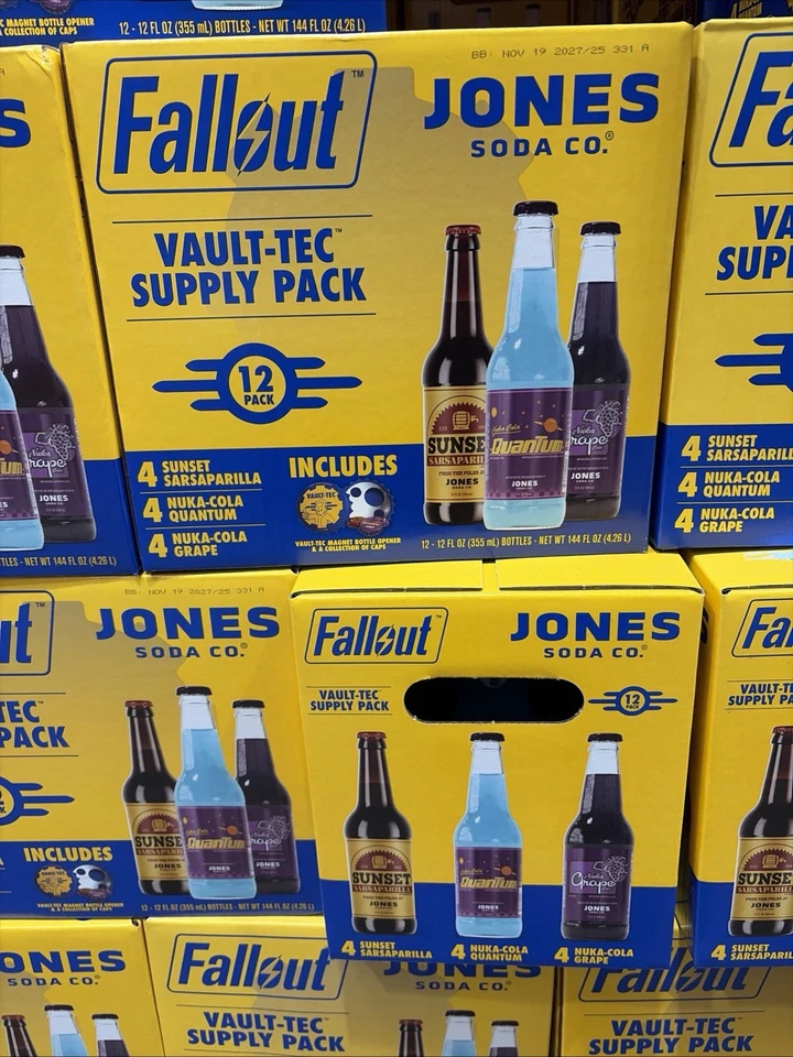 Fallout x Jones Soda Co - Vault-Tec Supply Pack, 12 fl oz, paquete de 12 Foto 1 de 1