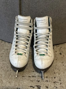 Riedell® Emerald Luna Ice Skates White. Size 2 Child Youth - Picture 1 of 8