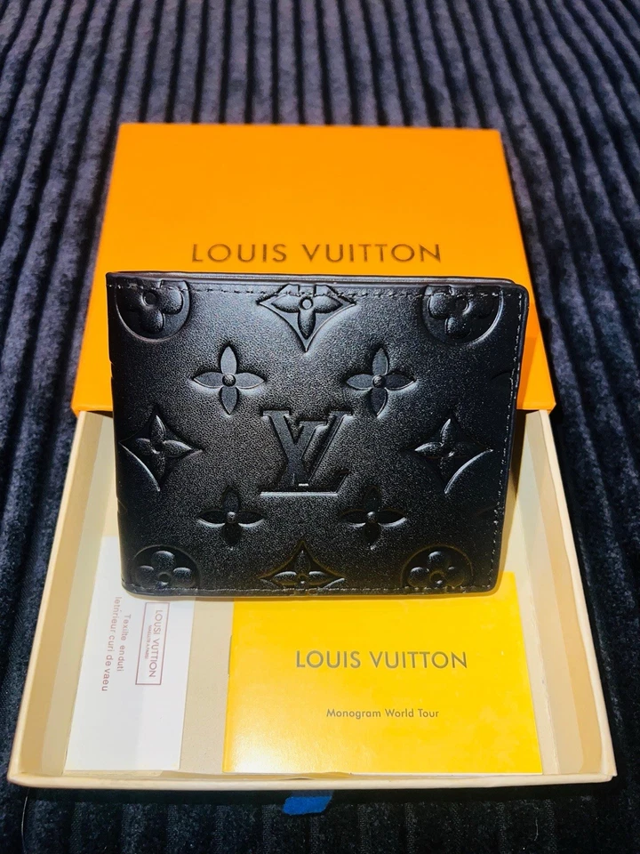 Portafoglio Uomo Luxury - Nuovo Con Scatola E Pochette - Immagine 1 di 4