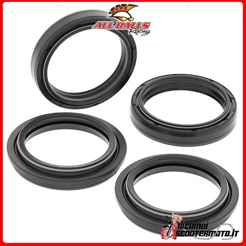 KIT PARAOLI E PARAPOLVERE FORCELLA ALL BALLS HONDA CR 500 R 1997 56-141#46 Foto 1 de 1