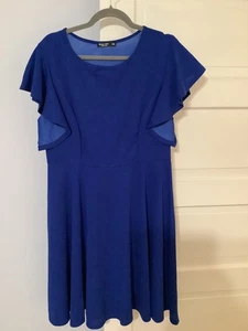 Moosta Curve Royal Blue Dress Size 1XL Brand New - Picture 1 of 7