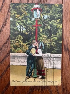 Alte Postkarte Romantik verschickt 1910 - Bild 1 von 10