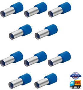 10pcs 2 Gauge Wire Ferrule Amplifier Ferrules 2 AWG Tin Copper Amp - Picture 1 of 8