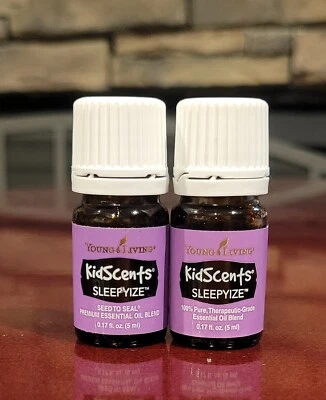 Aceite esencial Young Living KidScents SleepyIze 5 ml ~ SELLADO DE FÁBRICA (lote de 2) Foto 1 de 2