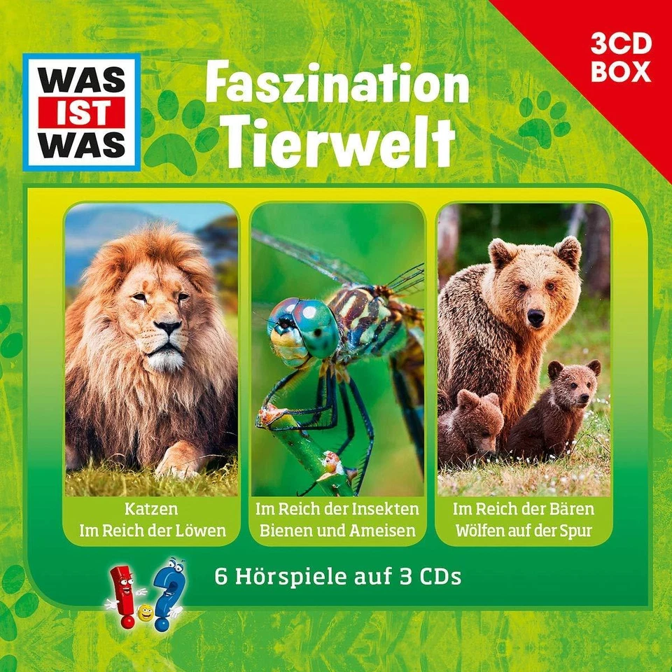 WAS IST WAS - WAS IST WAS 3-CD HÖRSPIELBOX VOL.7 - TIERWELT TESSLOFF 3 CD NEU - Bild 1 von 1