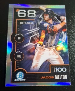 2025 BOWMAN CHROME SCOUTS TOP 100 PROSPECTS #BTP-68 JACOB MELTON HOUSTON ASTROS - Picture 1 of 2
