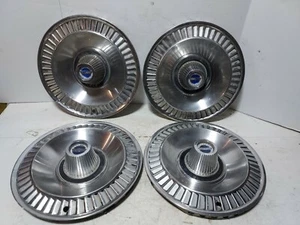 1964 Ford Fairlane Galaxie factory 14 inch hubcaps wheel covers - Picture 1 of 11