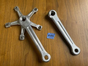 Vintage Campagnolo Record Strada Kurbelgarnitur 144 BCD 172,5mm Road 9/16" silber - Bild 1 von 8