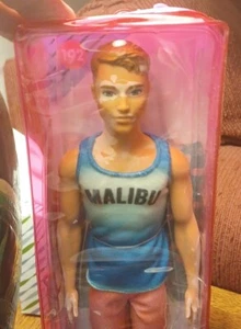 Barbie Ken Fashionistas #192 Doll Brown Cropped Hair, Vitiligo, Malibu Tank NEW - Picture 1 of 7