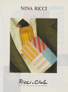 Werbepapier - Advertising Paper - Ricci Club von Nina Ricci - Bild 1 von 1