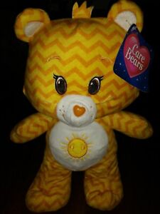 CARE BEARS New W/T Funshine Sunshine Yellow Bear Plush Sun 